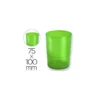 CUBILETE PORTALAPICES Q-CONNECT PLASTICO VERDE TRANSLUCIDO