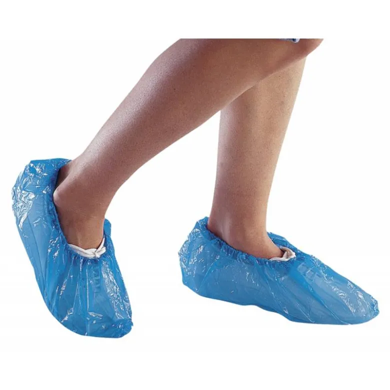 CUBRE CALZADO DELTA PLUS POLIETILENO AZUL TALLA UNICA CAJA DE 50 PARES