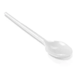 CUCHARILLA DE PLASTICO BLANCO REUTILIZABLE PAQUETE DE 100 UNIDADES