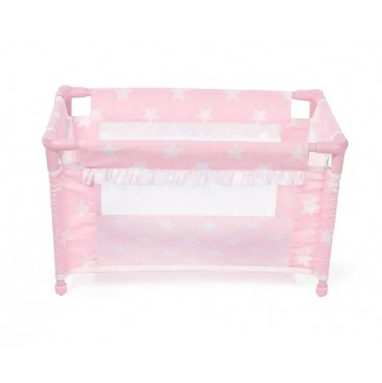 CUNA DE VIAJE CARLOTA COLOR ROSA 530X320X320 MM +2 AÑOS