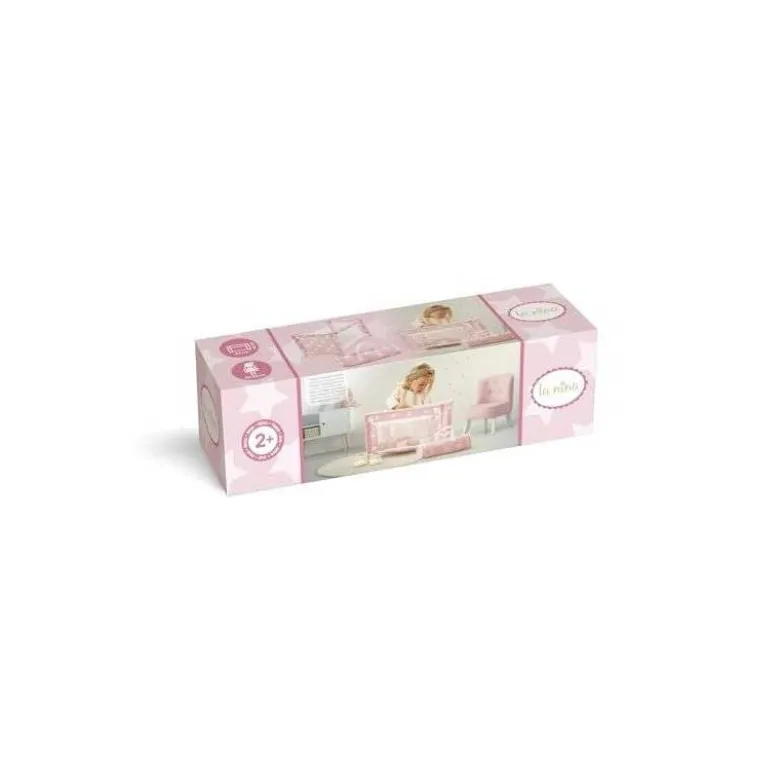 CUNA DE VIAJE CARLOTA COLOR ROSA 530X320X320 MM +2 AÑOS