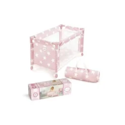 CUNA DE VIAJE CARLOTA COLOR ROSA 530X320X320 MM +2 AÑOS