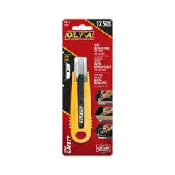 Cuter plastico Olfa cuchilla 18 mm retractil para zurdos