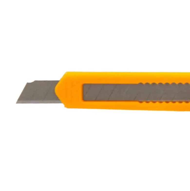 CUTER Q-CONNECT PLASTICO ESTRECHO CUCHILLA 9 MM XD-05 CAJA DE 60 UNIDADES