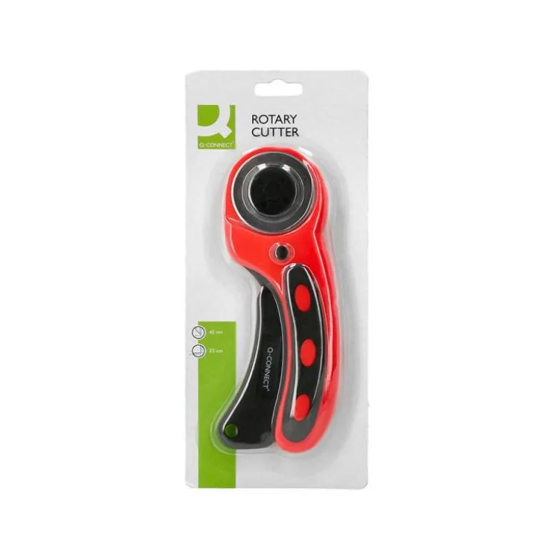 CUTER ROTATIVO Q-CONNECT CUCHILLA CIRCULAR 45 MM 22X56X165 MM