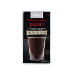 DADOS POKER FORUNIER CON CUBILETE EN BLISTER