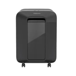 DESTRUCTORA DE DOCUMENTOS FELLOWES LX201 CAPACIDAD DE 15H SEGURIDAD P5 GRAPAS CLIPS Y TARJETAS 23 LITROS NEGRA