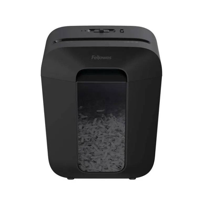 DESTRUCTORA DE DOCUMENTOS FELLOWES LX-45 CAPACIDAD DE CORTE 8 H SEGURIDAD P4 DESTRUYE GRAPAS CLIPS