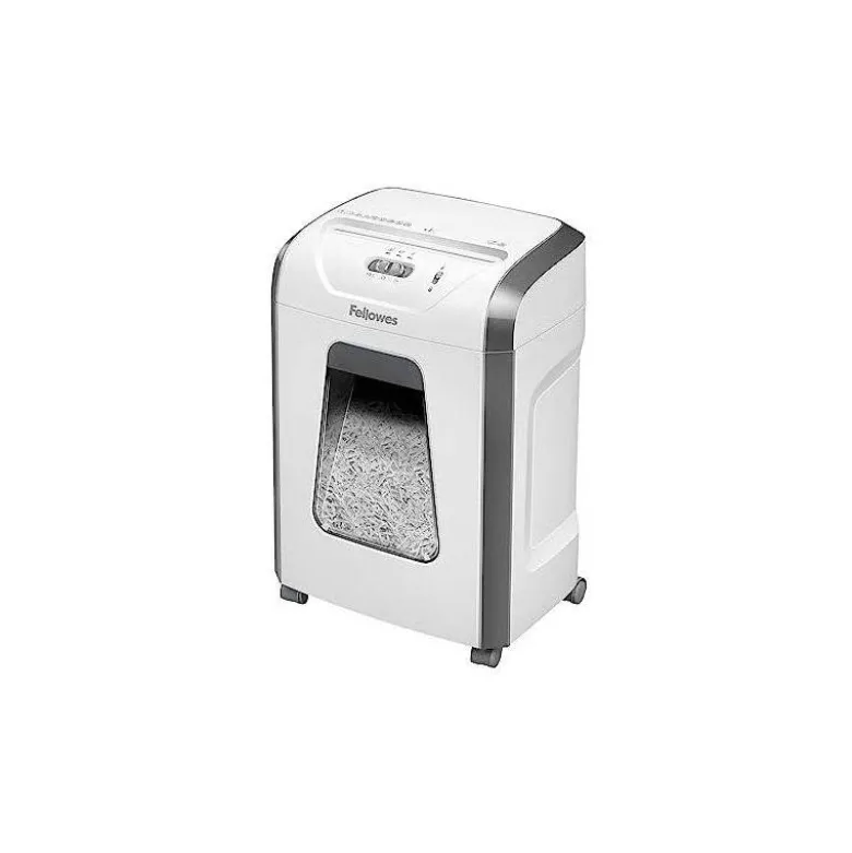 DESTRUCTORA DE DOCUMENTOS FELLOWES 15C CAPACIDAD 15H SEGURIDAD P4 GRAPAS CLIPS Y TARJETAS PAPELERA 19 L