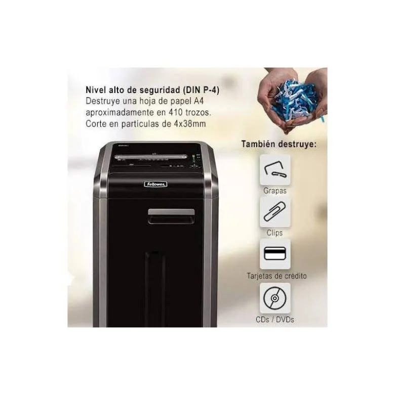 Destructora de documentos marca Fellowes 225ci