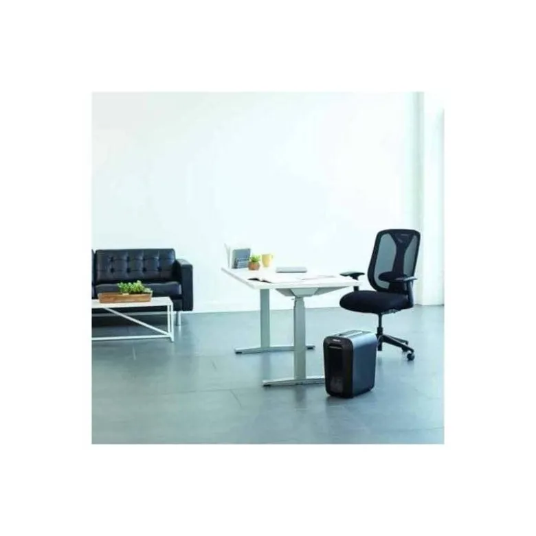 DESTRUCTORA DE DOCUMENTOS FELLOWES LX-65 CAPACIDAD DE CORTE 10 H SEGURIDAD P4 DESTRUYE GRAPAS CLIPS
