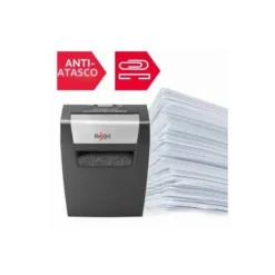 DESTRUCTORA DE DOCUMENTOS REXEL MOMENTUM X308 CAPACIDAD DE CORTE 8 HOJAS DESTRUYE GRAPAS Y CLIPS 15 LITROS