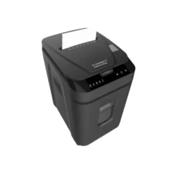 DESTRUCTORA DE DOCUMENTOS Q-CONNECT CAPACIDAD CORTE 180 H AUTO / 10 H MANUAL DESTRUYE GRAPAS CLIPS Y TARJETAS
