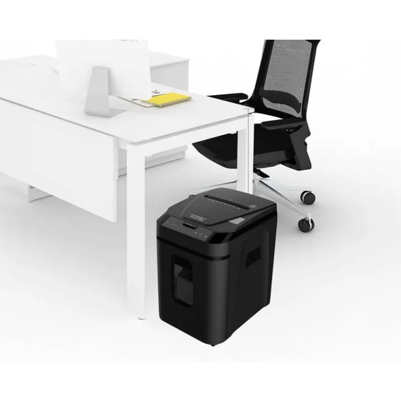 DESTRUCTORA DE DOCUMENTOS Q-CONNECT CAPACIDAD CORTE 180 H AUTO / 10 H MANUAL DESTRUYE GRAPAS CLIPS Y TARJETAS