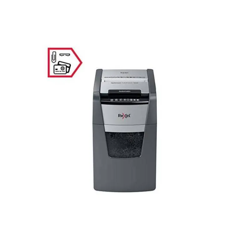 DESTRUCTORA DE DOCUMENTOS REXEL OPTIMUM AUTOFEDD+ 150X EU CAPACIDAD DE CORTE 150 HOJAS DESTRUYE GRAPAS Y CLIPS