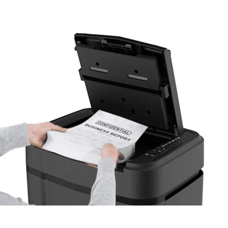 DESTRUCTORA DE DOCUMENTOS Q-CONNECT CAPACIDAD DE CORTE 120 H AUTO / 10 H MANUAL DESTRUYE GRAPAS CLIPS Y
