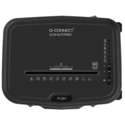 DESTRUCTORA DE DOCUMENTOS Q-CONNECT CAPACIDAD DE CORTE 120 H AUTO / 10 H MANUAL DESTRUYE GRAPAS CLIPS Y