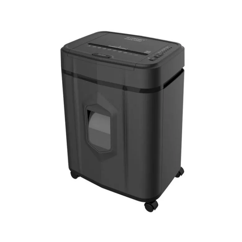 DESTRUCTORA DE DOCUMENTOS Q-CONNECT CAPACIDAD DE CORTE 120 H AUTO / 10 H MANUAL DESTRUYE GRAPAS CLIPS Y
