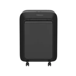 DESTRUCTORA DE DOCUMENTOS FELLOWES LX211 CAPACIDAD DE 12 HOJAS SEGURIDAD P5 NEGRA PAPELERA 23 L GRAPAS