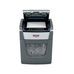 DESTRUCTORA DE DOCUMENTOS REXEL OPTIMUM AUTOFEED+ 50X EU CAPACIDAD DE CORTE 50 HOJAS DESTRUYE GRAPAS Y CLIPS