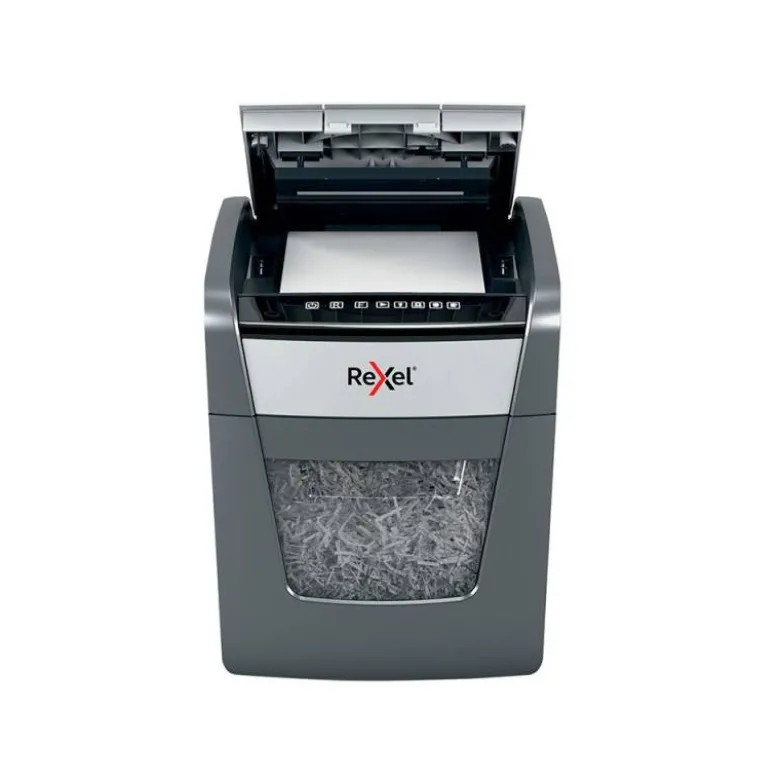 DESTRUCTORA DE DOCUMENTOS REXEL OPTIMUM AUTOFEED+ 50X EU CAPACIDAD DE CORTE 50 HOJAS DESTRUYE GRAPAS Y CLIPS
