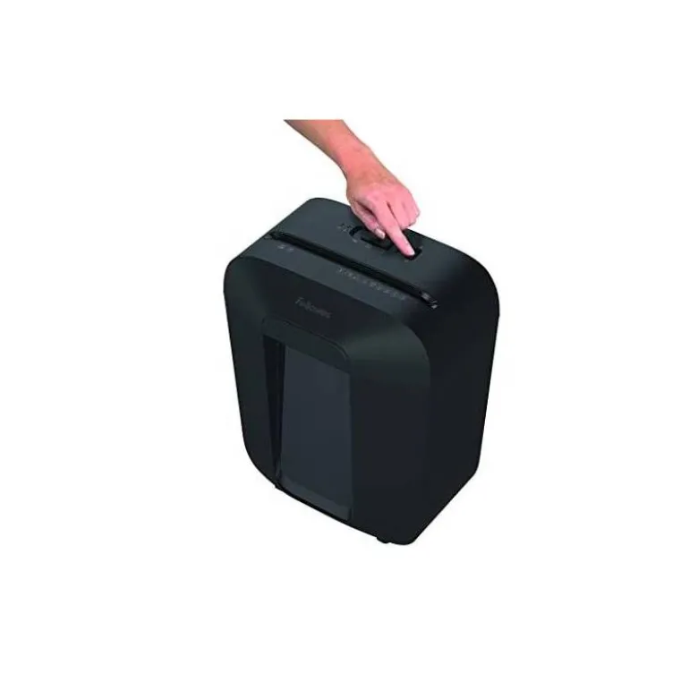 DESTRUCTORA DE DOCUMENTOS FELLOWES LX-41 CAPACIDAD 8H SEGURIDAD P4 DESTRUYE GRAPAS CLIPS Y TARJETA PAPELERA 17 L
