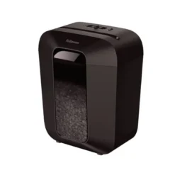 DESTRUCTORA DE DOCUMENTOS FELLOWES LX-41 CAPACIDAD 8H SEGURIDAD P4 DESTRUYE GRAPAS CLIPS Y TARJETA PAPELERA 17 L