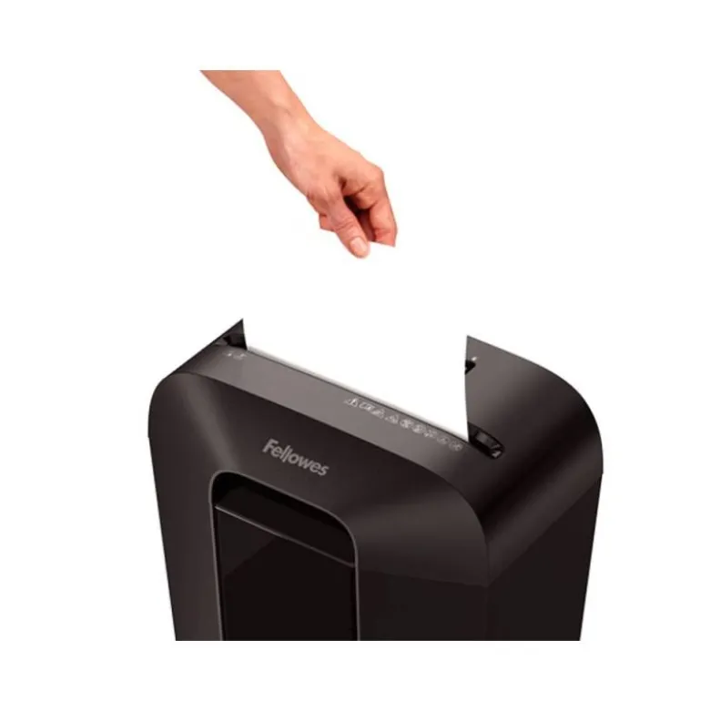 DESTRUCTORA DE DOCUMENTOS FELLOWES LX-70D CAPACIDAD 11H SEGURIDAD P4 DESTRUYE GRAPAS CLIPS Y TARJETA PAPELERA 18 L
