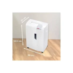Destructora de Documentos HSM Shredstar X13 Corte en partículas 13 Hojas 23L Nivel seguridad P-4 en Blanco