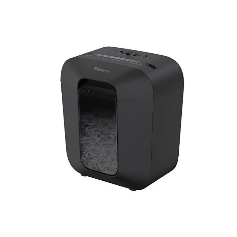 DESTRUCTORA DE DOCUMENTOS FELLOWES LX25 CAPACIDAD 6H SEGURIDAD P4 GRAPAS CLIPS Y TARJETAS PAPELERA 11,5 L