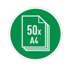 DESTRUCTORA DE DOCUMENTOS LEITZ IQ AUTO+ OFFICE 50 CAPACIDAD DE CORTE 50 HOJAS DESTRUYE GRAPAS Y CLIPS