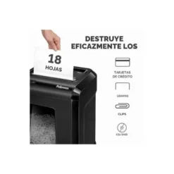 Destructora de documentos Fellowes 92CS corte en Partículas 18 hojas 25 L Nivel de seguridad 4