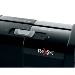 DESTRUCTORA DE DOCUMENTOS REXEL SECURE S5 EU CAPACIDAD 5 HOJAS GRAPAS CLIPS TARJETAS Y CD PAPELERA 10 L