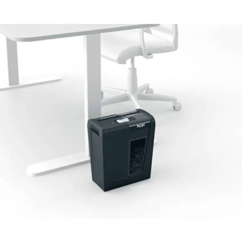 DESTRUCTORA DE DOCUMENTOS REXEL SECURE S5 EU CAPACIDAD 5 HOJAS GRAPAS CLIPS TARJETAS Y CD PAPELERA 10 L