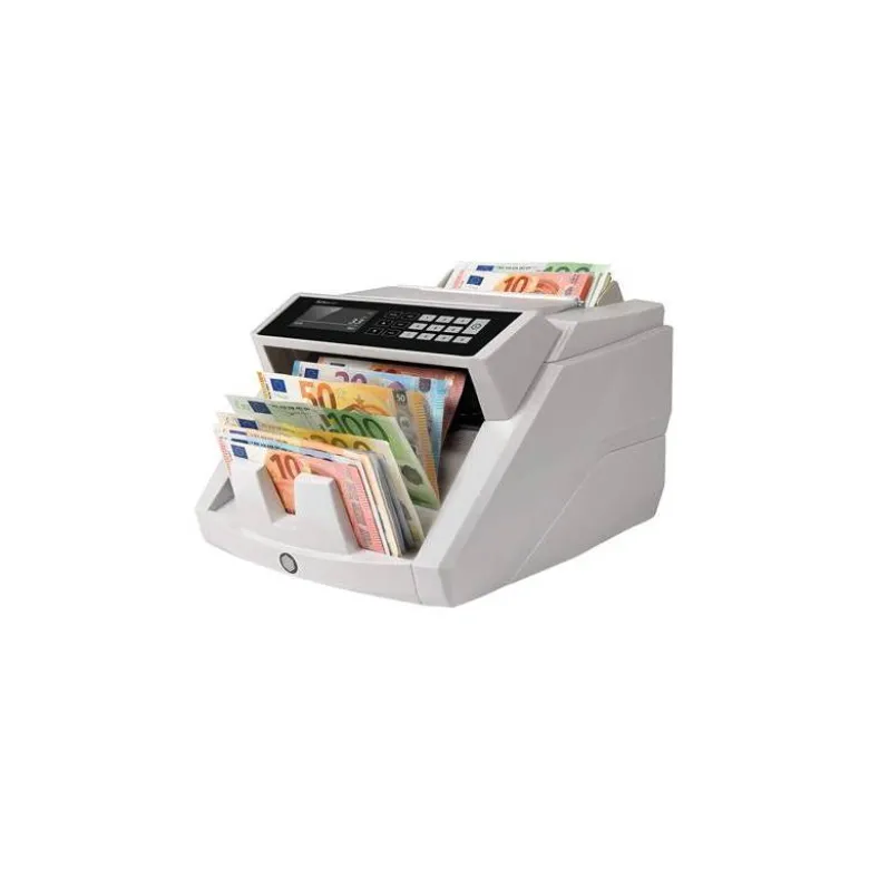 DETECTOR CONTADOR DE BILLETES FALSOS SAFESCAN 2465S 7 PUNTOS DE VERIFICACION FUNCION AÑADIR Y DE FAJOS