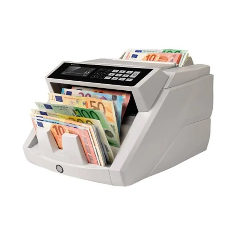 DETECTOR CONTADOR DE BILLETES FALSOS SAFESCAN 2465S 7 PUNTOS DE VERIFICACION FUNCION AÑADIR Y DE FAJOS