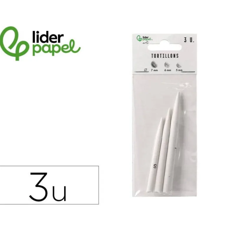 DIFUMINO LIDERPAPEL BOLSA DE 3 UNIDADES DIAMETROS SURTIDOS 70 MM / 80 MM / 90 MM