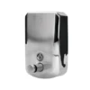 Dispensador de jabon manual marca Q-Connect inoxidable