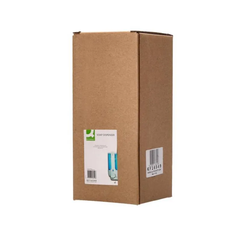 Dispensador de jabon marca Q-connect manual con visor