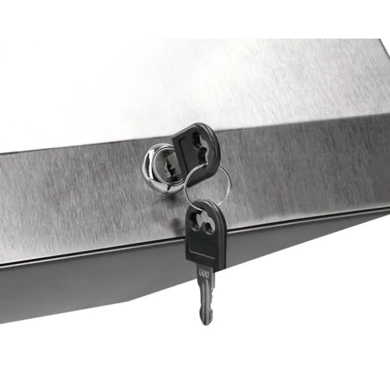 Dispensador de toallitas grande marca Q-Connect inoxidable