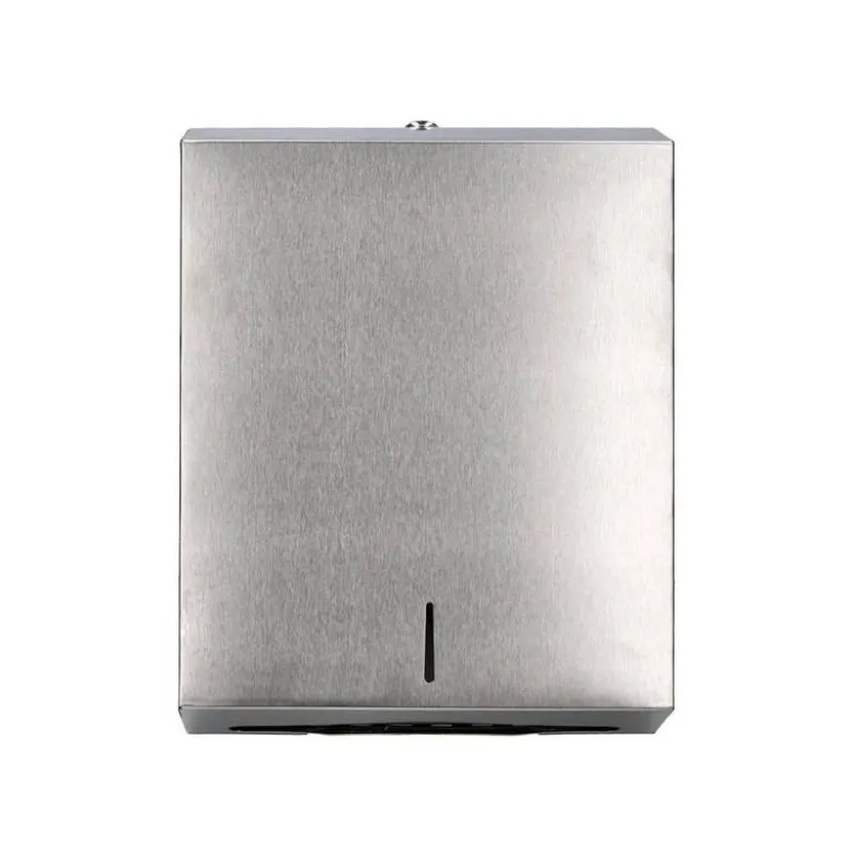Dispensador de toallitas grande marca Q-Connect inoxidable