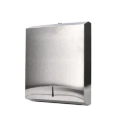 Dispensador de toallitas grande marca Q-Connect inoxidable