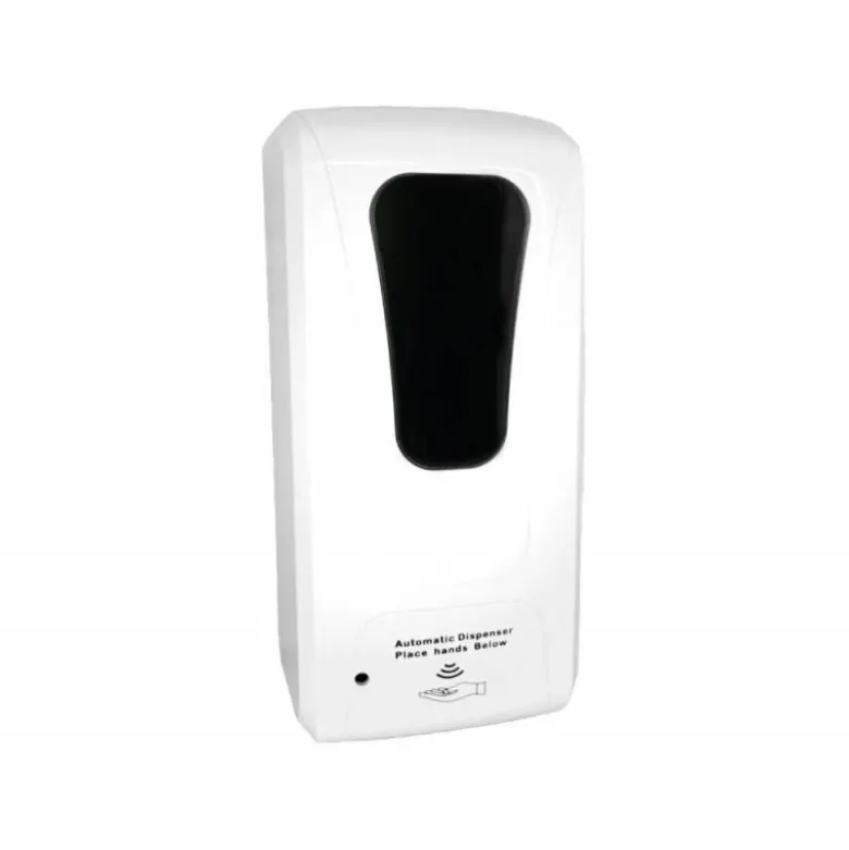 DISPENSADOR PARA GEL Y JABON Q-CONNECT AUTOMATICO CON SENSOR 1000 ML 13X11,5X27 CM COLOR BLANCO