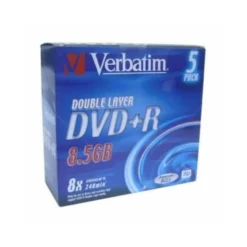 DVD+R VERBATIM Capacidad 8,5 GB duración 240 min
