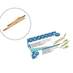 ENCUADERNADOR FASTENER DORADO LIDERPAPEL -CAJA DE 100