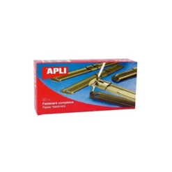 ENCUADERNADOR FASTENER DORADO APLI CAJA DE 50 UNIDADES