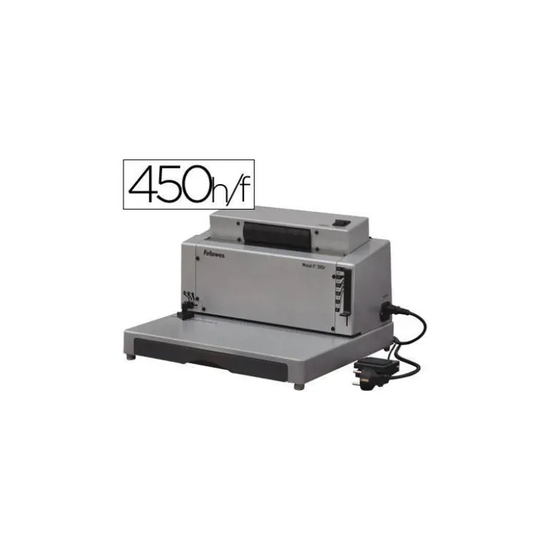Encuadernadora electrica para espiral Fellowes Metal E-200r