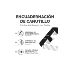 Encuadernadora manual Fellowes para canutillo