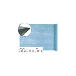 Entretela Liderpapel 25g/m2 rollo de 5m color Celeste