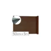 Entretela Liderpapel 25g/m2 rollo de 5m Marron